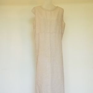 Cotton maxi sleeveless dress